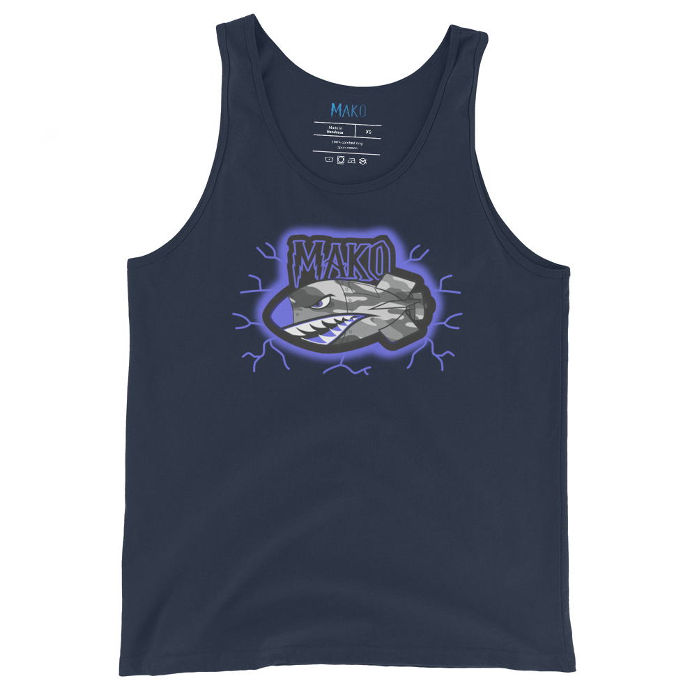 Rocket Blue Drip Tank Top