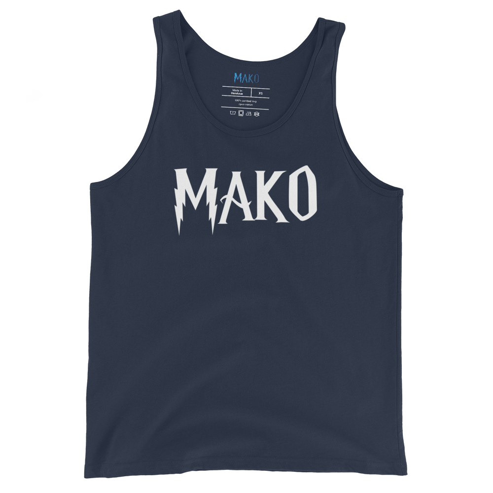 Mako White Tank Top