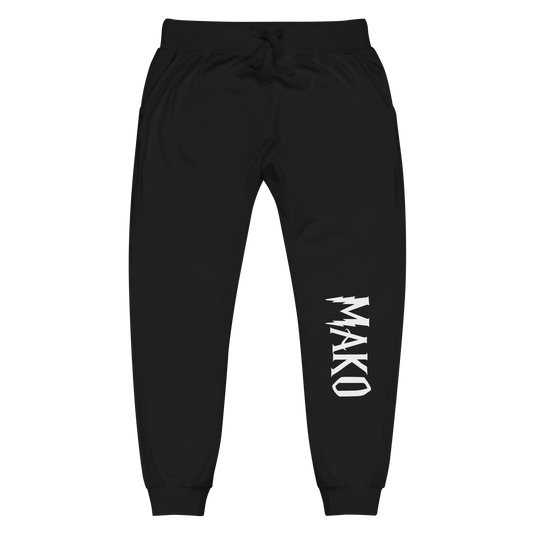 Mako White Raging Shark Joggers