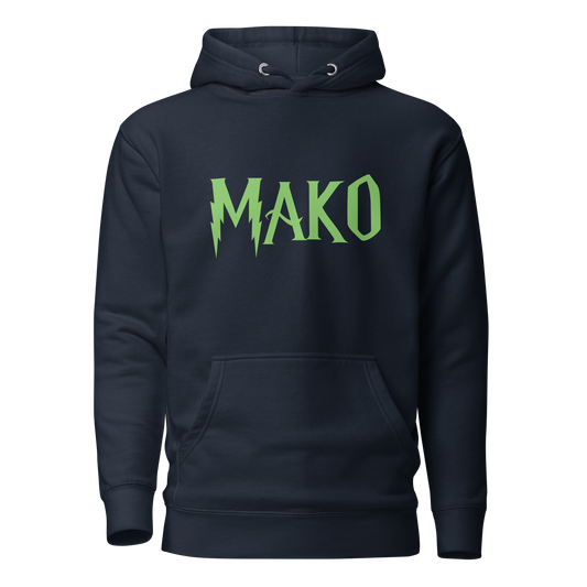 Mako Navy/Green Hoodie