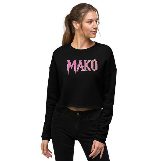 Mako Hot Pink Cropped Sweater