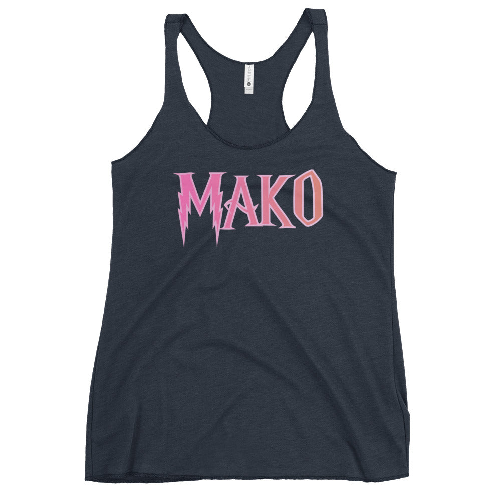 Mako Hot Pink Racerback Tank